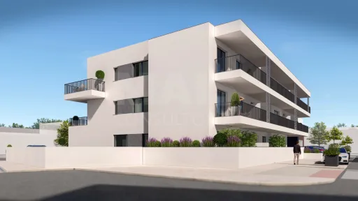 Fração M | apartamento T2 com Varanda e Garagem em Ferrel