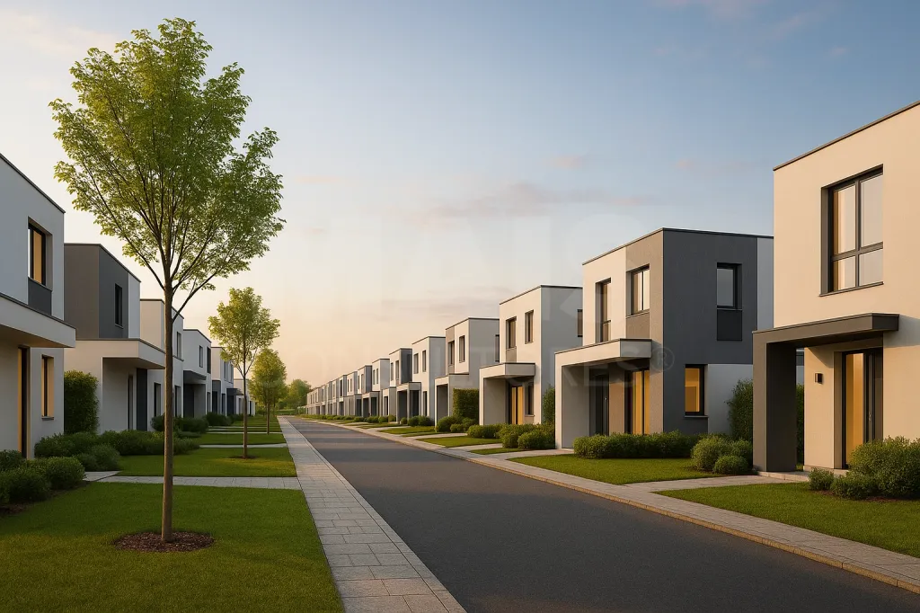 Allotment with 135 homes