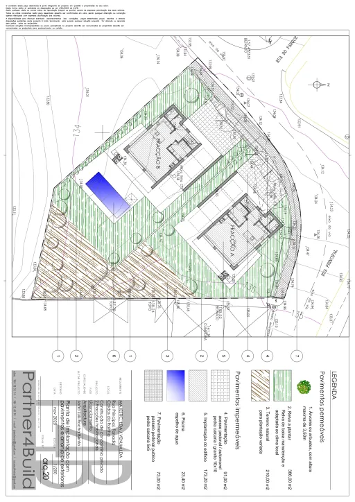 Terreno c/ 1.250m2 com projeto para 2 moradias