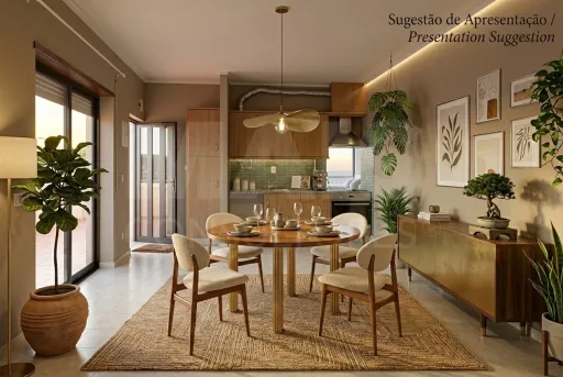 Apartamento com terraço e vista desafogada | Bairro do Pôr do Sol | Benedita