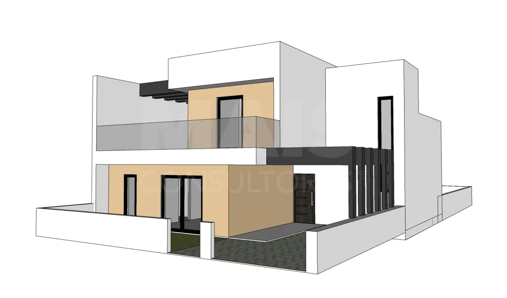 Lote Urbano com Proj. Aprovado para Moradia T3 c/ Cave, Logradouro & Parqueamento !