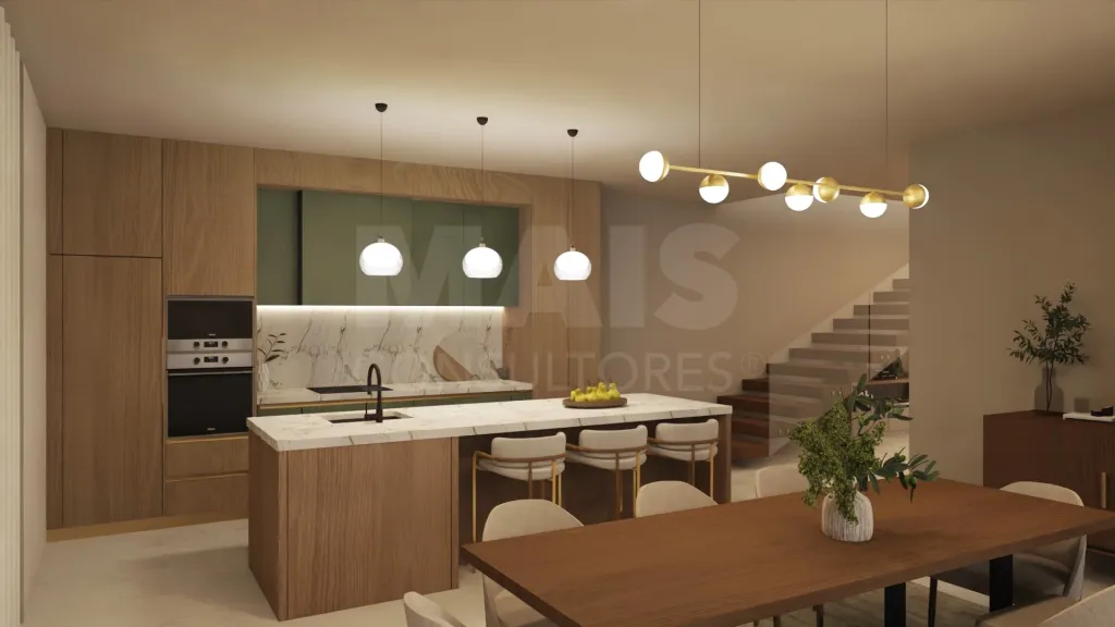 Moradia NOVA T3+1 com piscina e jardim