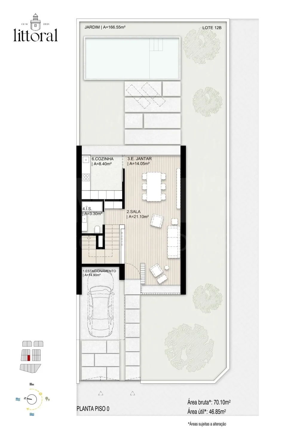 Lote com projeto incluído próximo da praia do Baleal