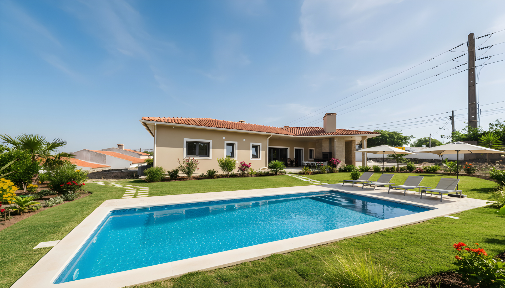 Moradia T3 Moderna, Térrea com Espaço Exterior | Olho Marinho, Óbidos