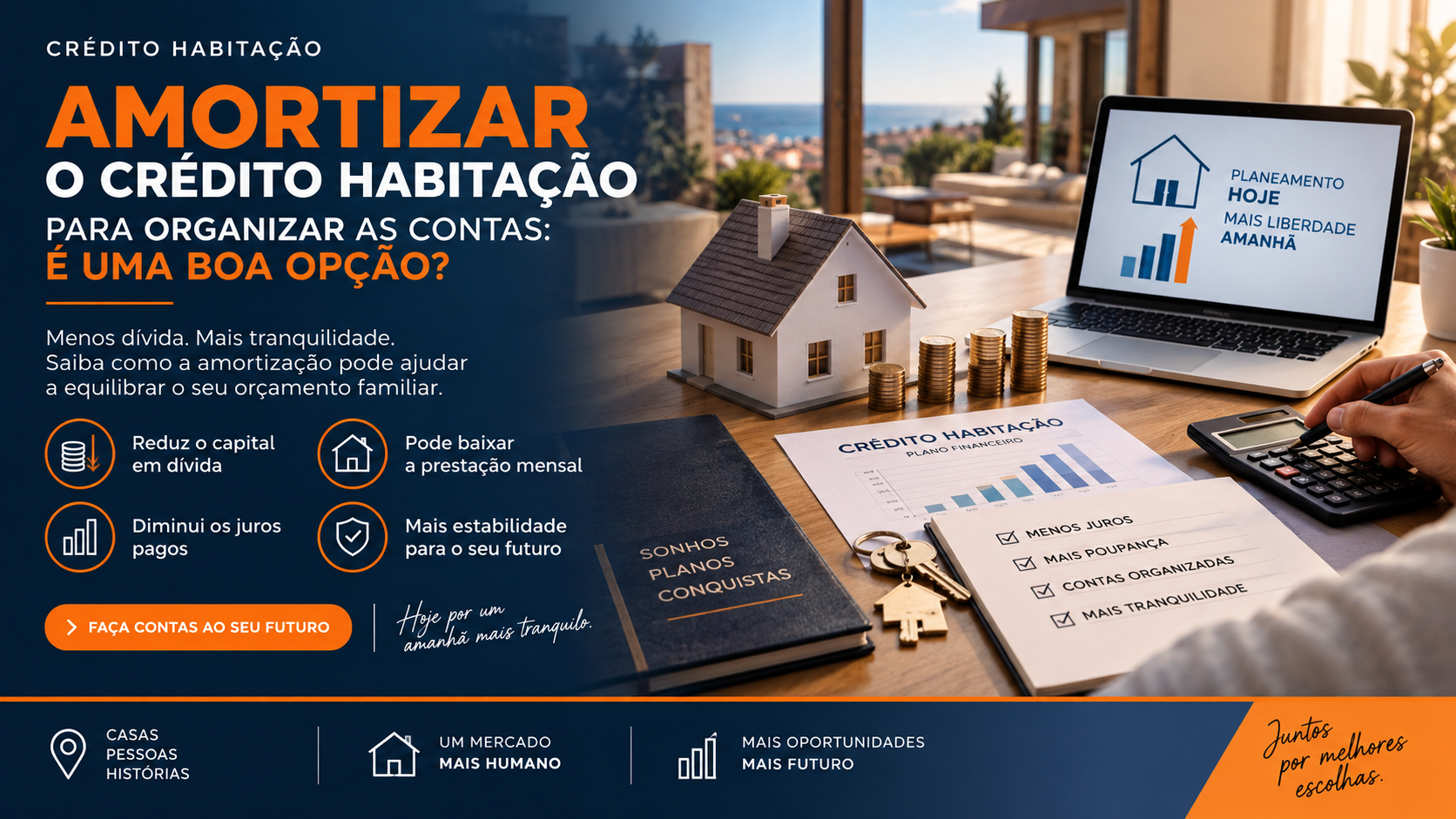 Amortizar o crédito habitação para organizar as contas: é uma boa opção?