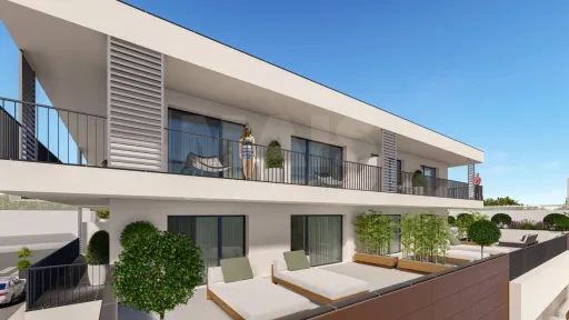 Fração M | apartamento T2 com Varanda e Garagem em Ferrel
