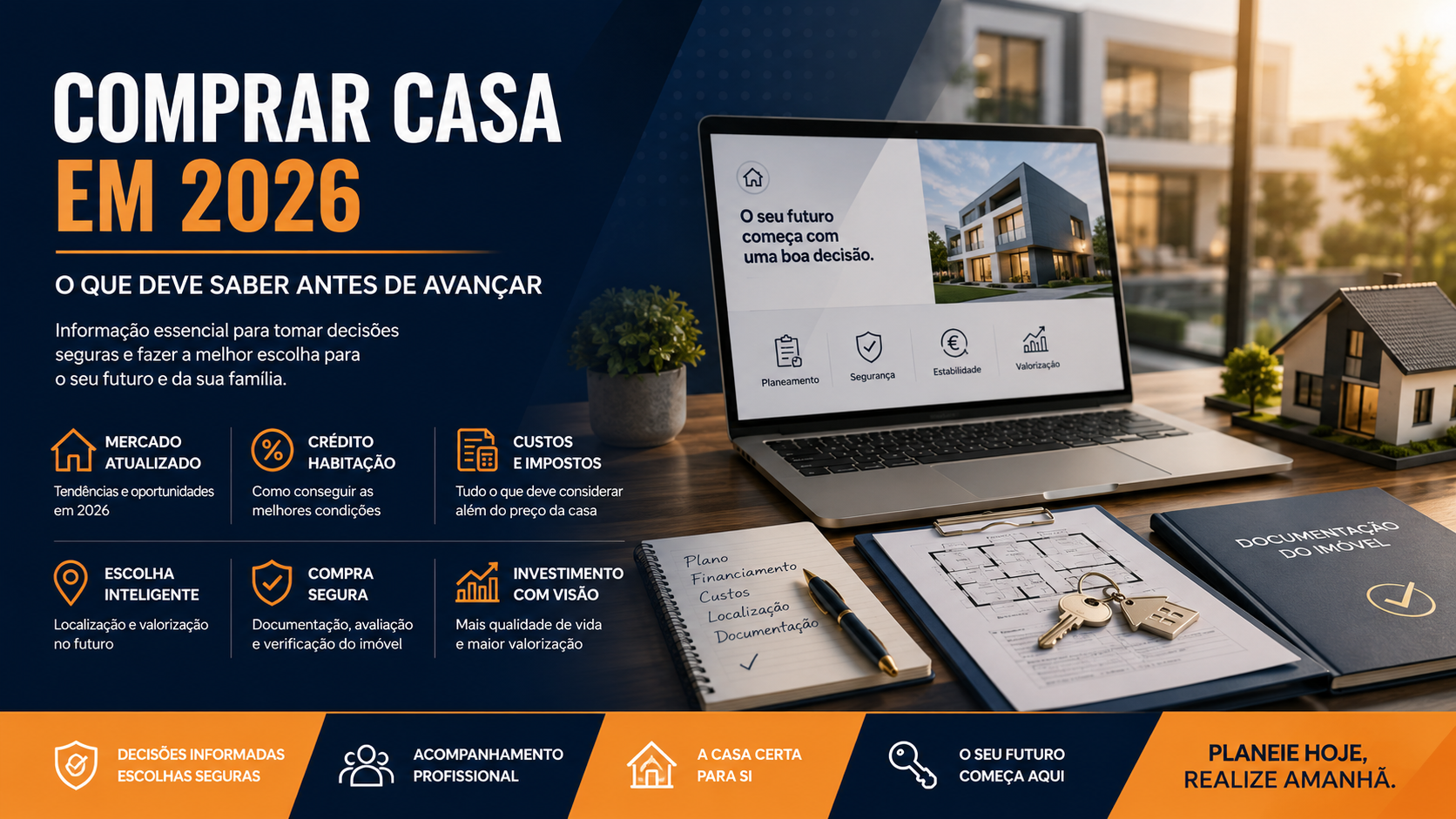 Comprar casa em 2026: O que precisa de saber antes de avançar