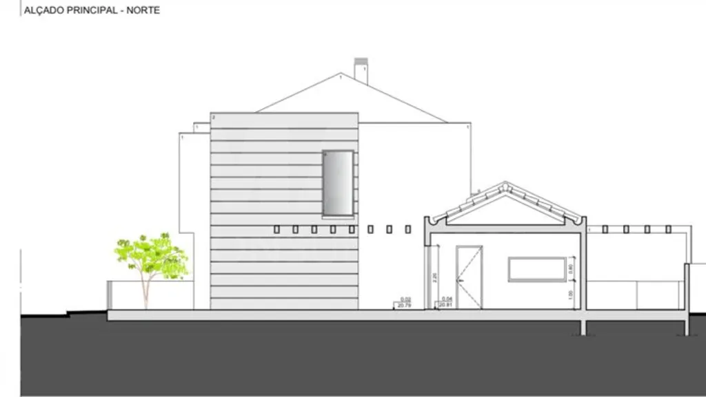 Excelente lote com projeto aprovado para moradia T3 com garagem e piscina