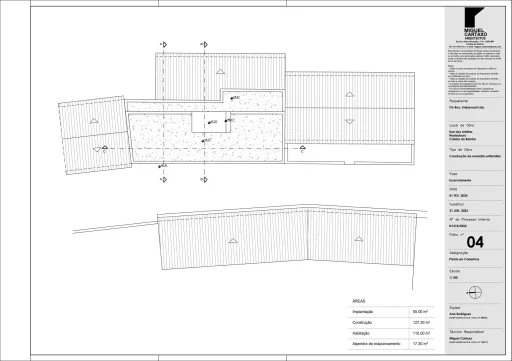 Terreno com projeto aprovado para moradia T3