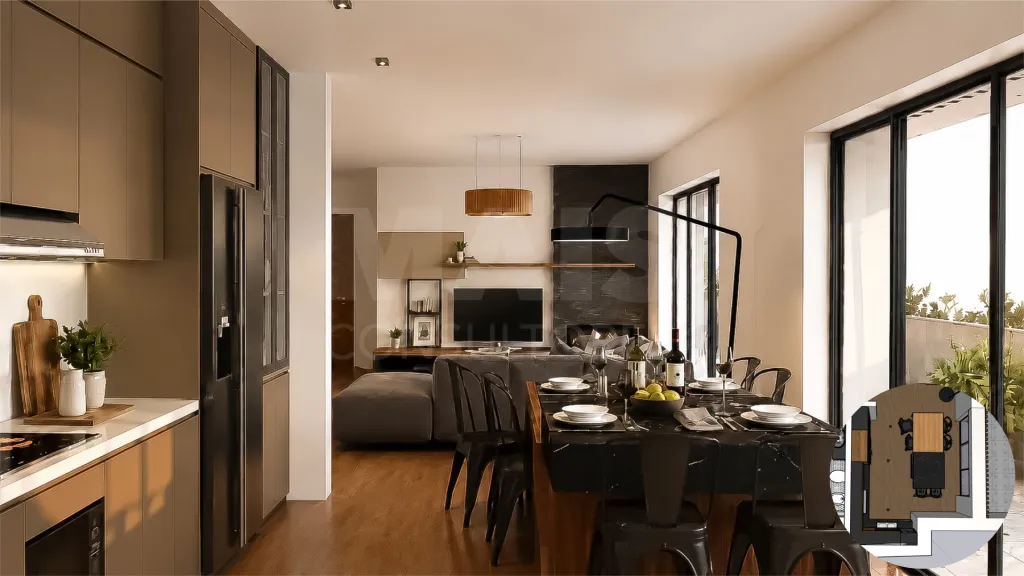 Apartamento T2 com Varanda & Parqueamento Privado, a 1 km da Praia da Consolação | Atouguia da Baleia – Peniche