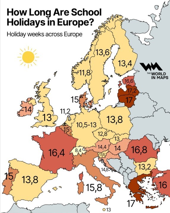 Descobre Quanto Tempo de Férias Têm os Estudantes Portugueses em Comparação com a Europa!