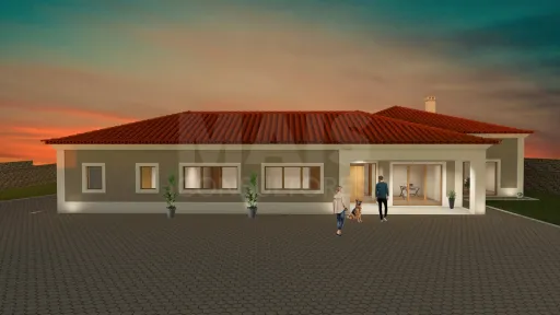 Plot with Approved Project for 3 Bedroom House with Pool - Grainho, Santarém