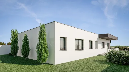 Single storey house under construction in Vermelha, Cadaval