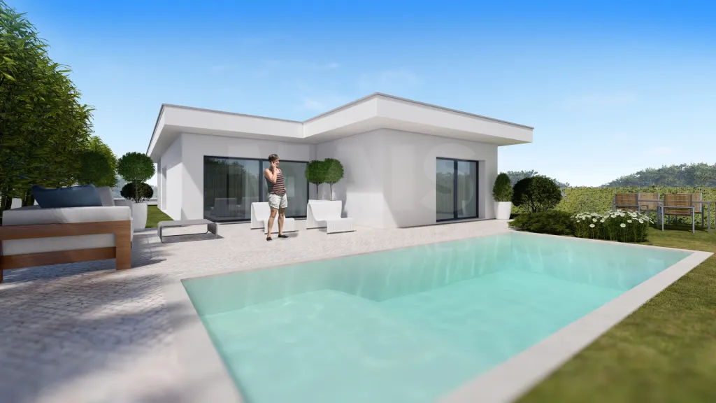 Lote Terreno com projeto aprovado para moradia T3 com Piscina