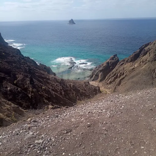 Urban land on the island of Porto Santo