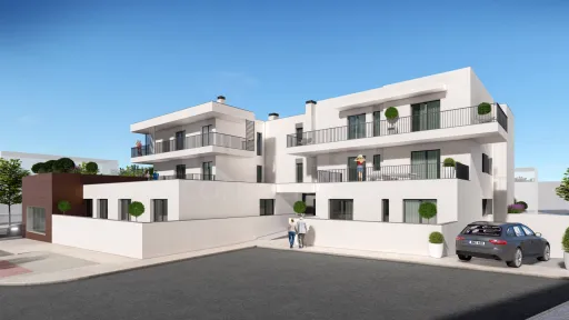 Fração M | apartamento T2 com Varanda e Garagem em Ferrel