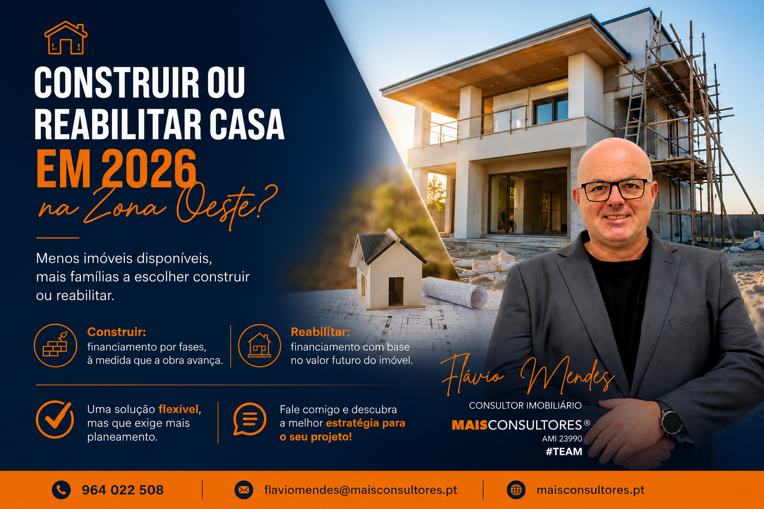 Construir ou Reabilitar Casa em 2026 na Zona Oeste de Portugal: Qual é a Melhor Opção?