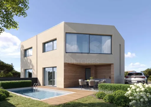 Moradia T3 Geminada c/ 1 Suite, Jardim, Parqueamento e Piscina! (LT2)