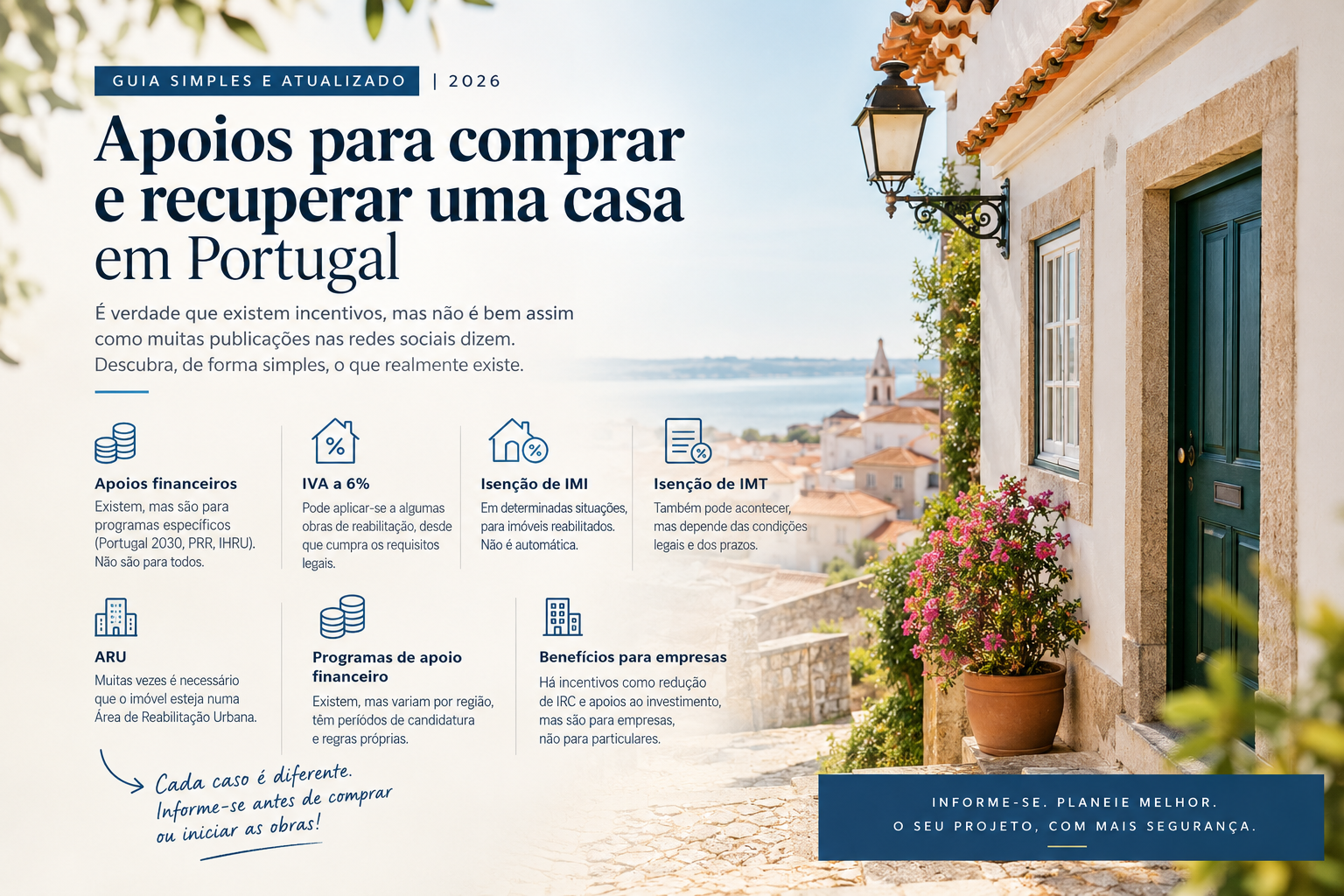 Apoios para comprar e recuperar uma casa em Portugal em 2026: o que precisa de saber