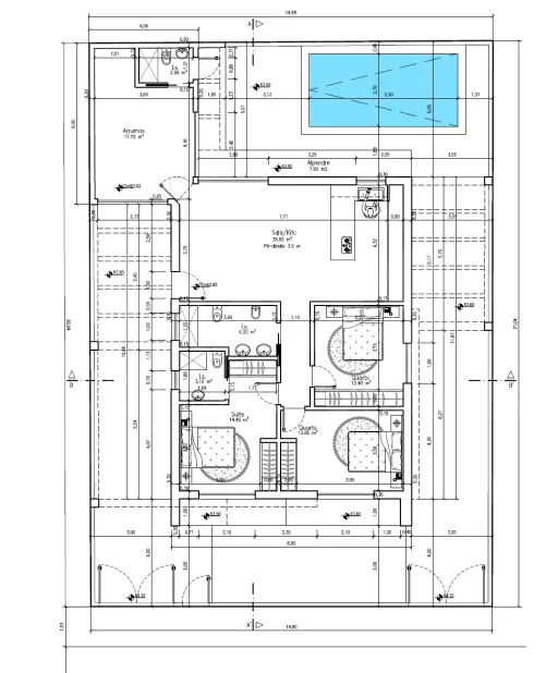 Moradia Térrea T4 com Piscina