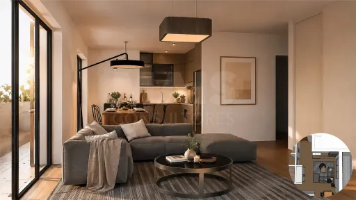 2-Bedroom Apartment with Balcony & Private Parking, 1 km from Consolação Beach | Atouguia da Baleia – Peniche