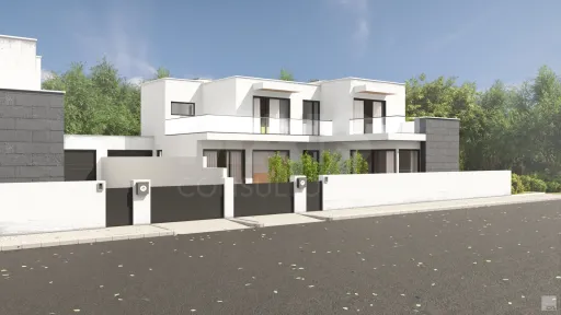 Condomínio Residencial 4 moradias em Geraldes