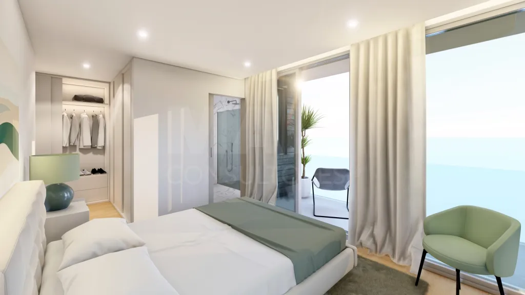 Apartamento T3 novo em prédio com piscina na Consolação