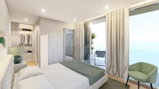 Apartamento T3 novo em prédio com piscina na Consolação