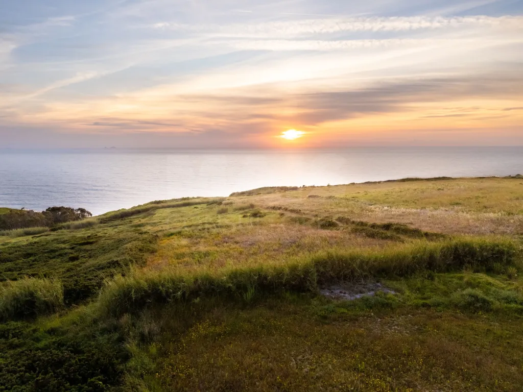 Rustic land by the sea