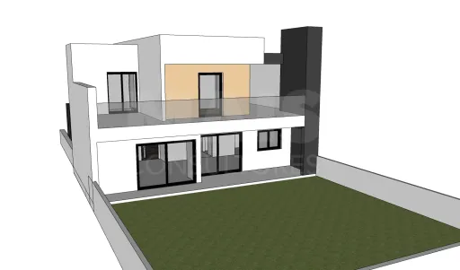 Urban Plot with Proj. Approved for 3 Bedroom House w/ Basement, Patio & Parking !