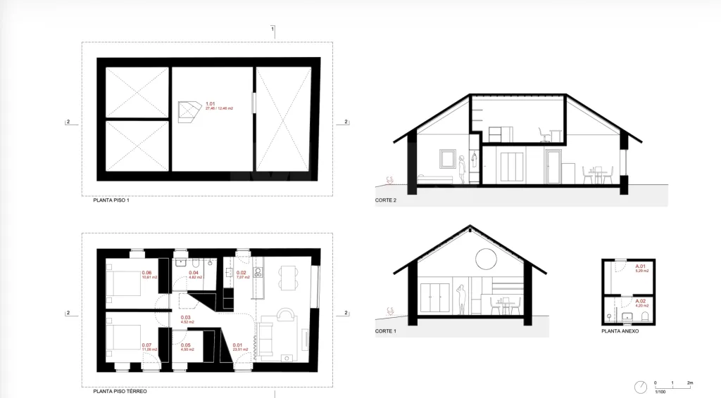 Moradia T2+1 c/ Anexo & Armazém em Lote de 7.600m2