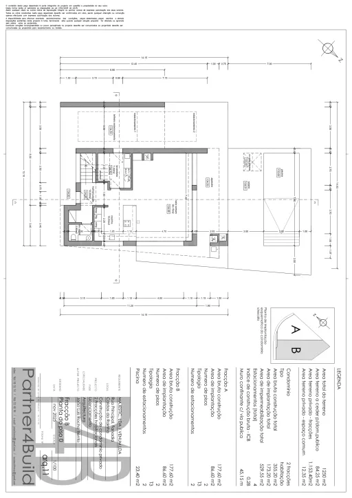 Terreno c/ 1.250m2 com projeto para 2 moradias