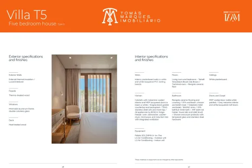 Moradia T5 com Piscina - Vista Golfe e Mar
